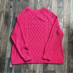 💗💗Old Navy Hot Pink Cable Knit Sweater💗💗